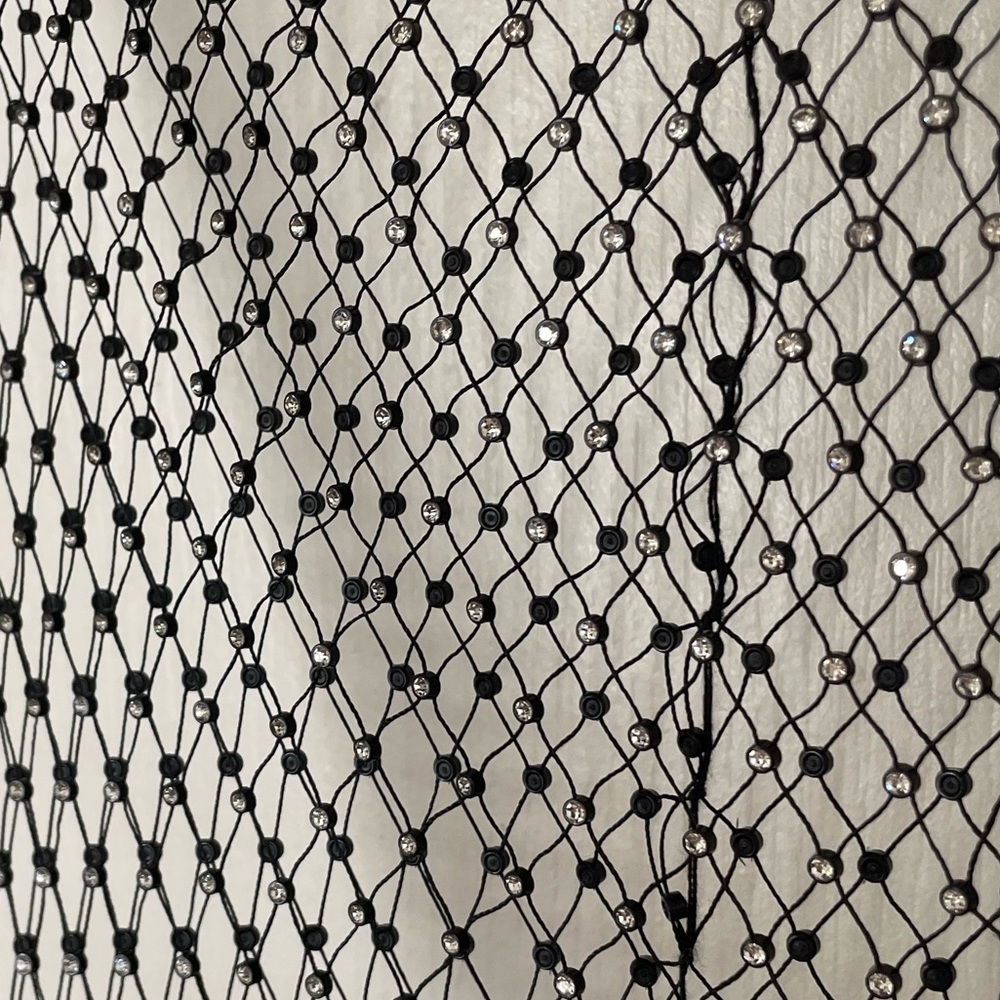 Akira 3x fishnet diamanté leggings with open inner thighs and feet. Never worn!